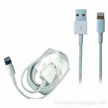 Lightning USB Cables for iPhone 5, with 8-pin Dock Connector, Data and Audio Transfer Rate